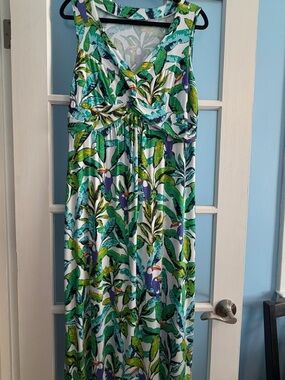 Avon | Dresses | Womens M Avon Boho Phoebe Buffay Sleeveless Striped  Smocked Maxi Dress | Poshmark